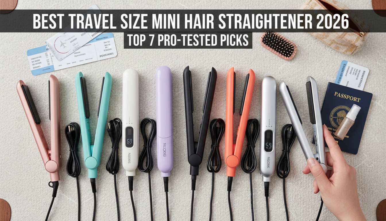 Best Travel Size Mini Hair Straightener 2026: Top 7 Pro-Tested Picks