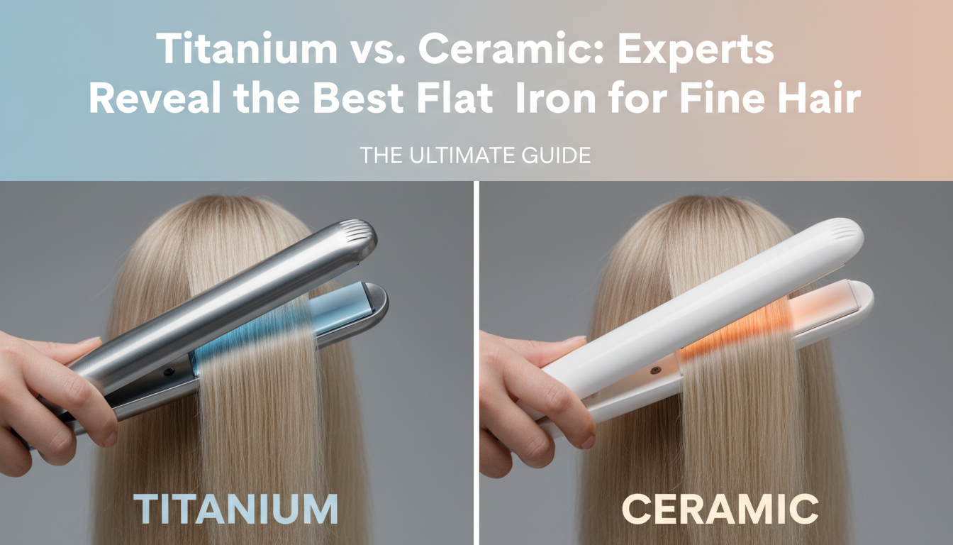 Titanium vs. Ceramic: Experts Reveal the Best Flat Iron for Fine Hair