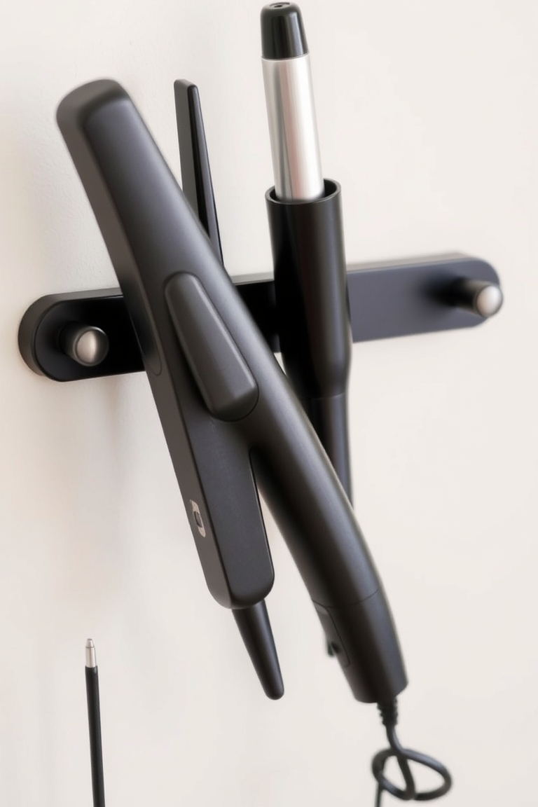 organizing hair styling tools