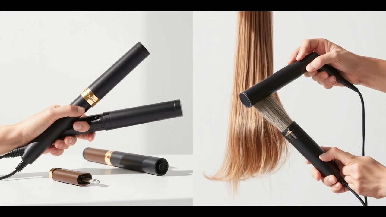 gentle flat iron styling thin hair