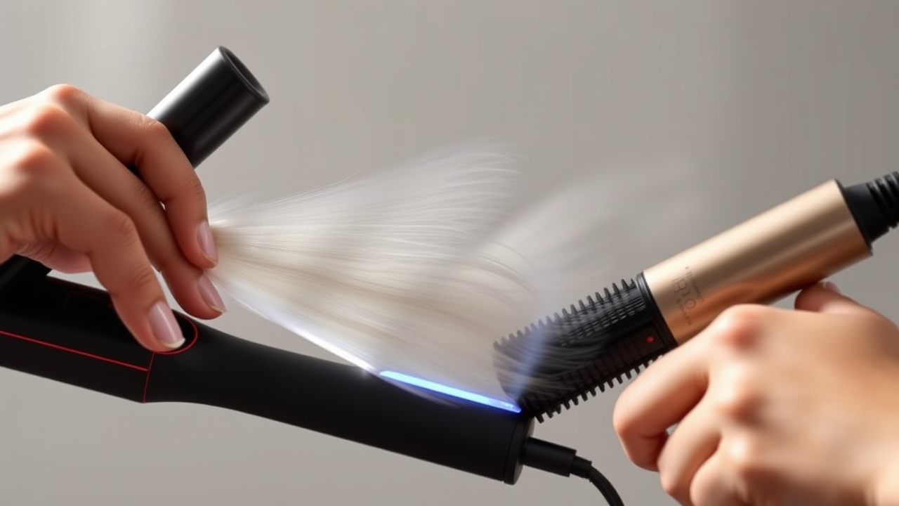 gentle flat iron for thin hair