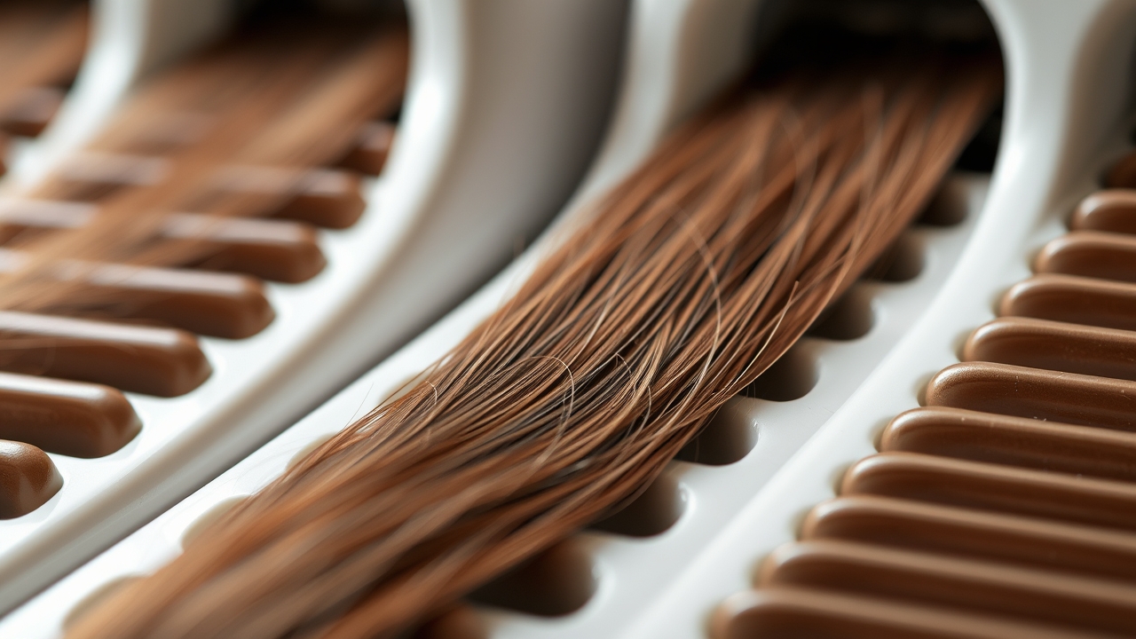 Using a powerful flat iron on coarse hair