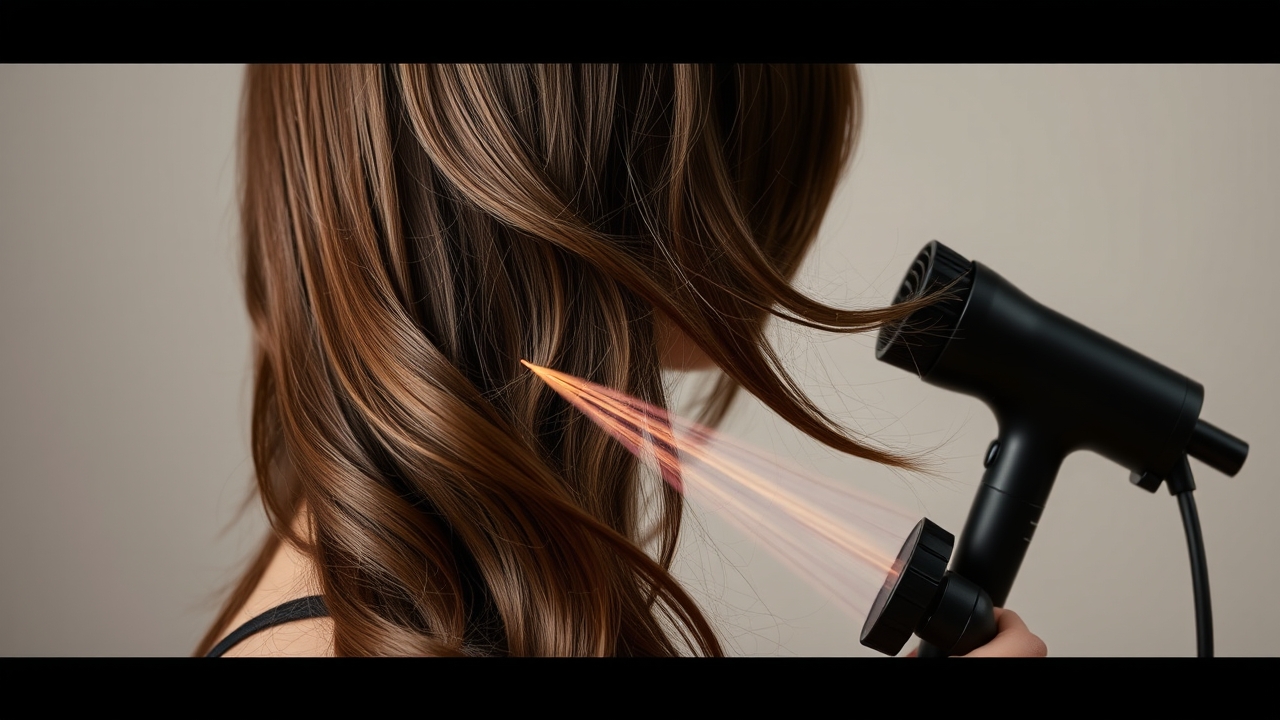 flat iron temperature setting step