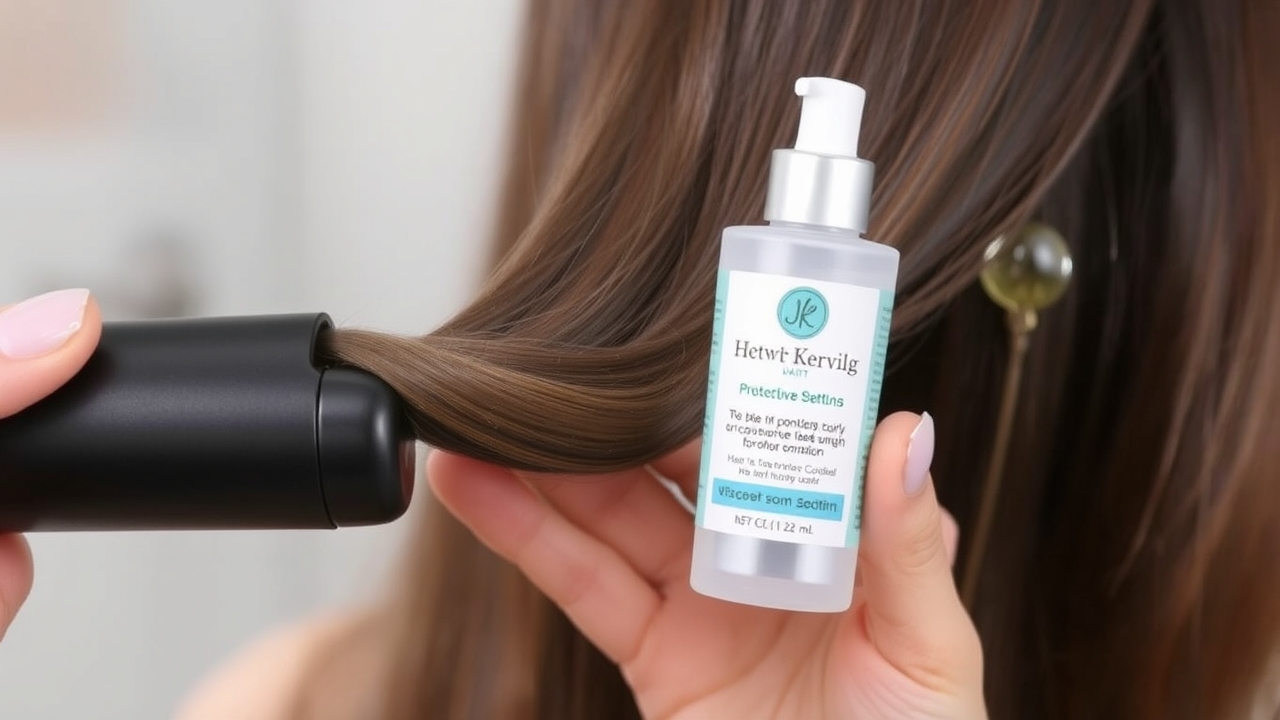 Creating flat iron curls with a straightener for effortless beach waves