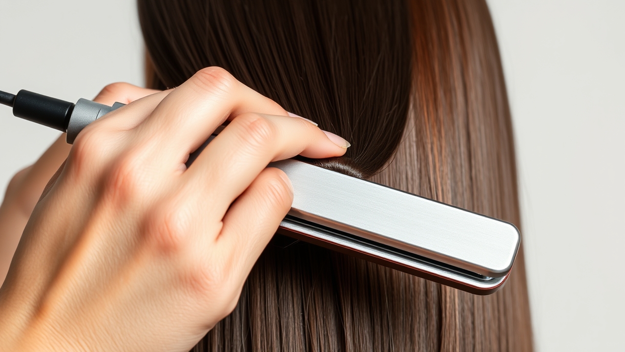 long lasting straight hair technique