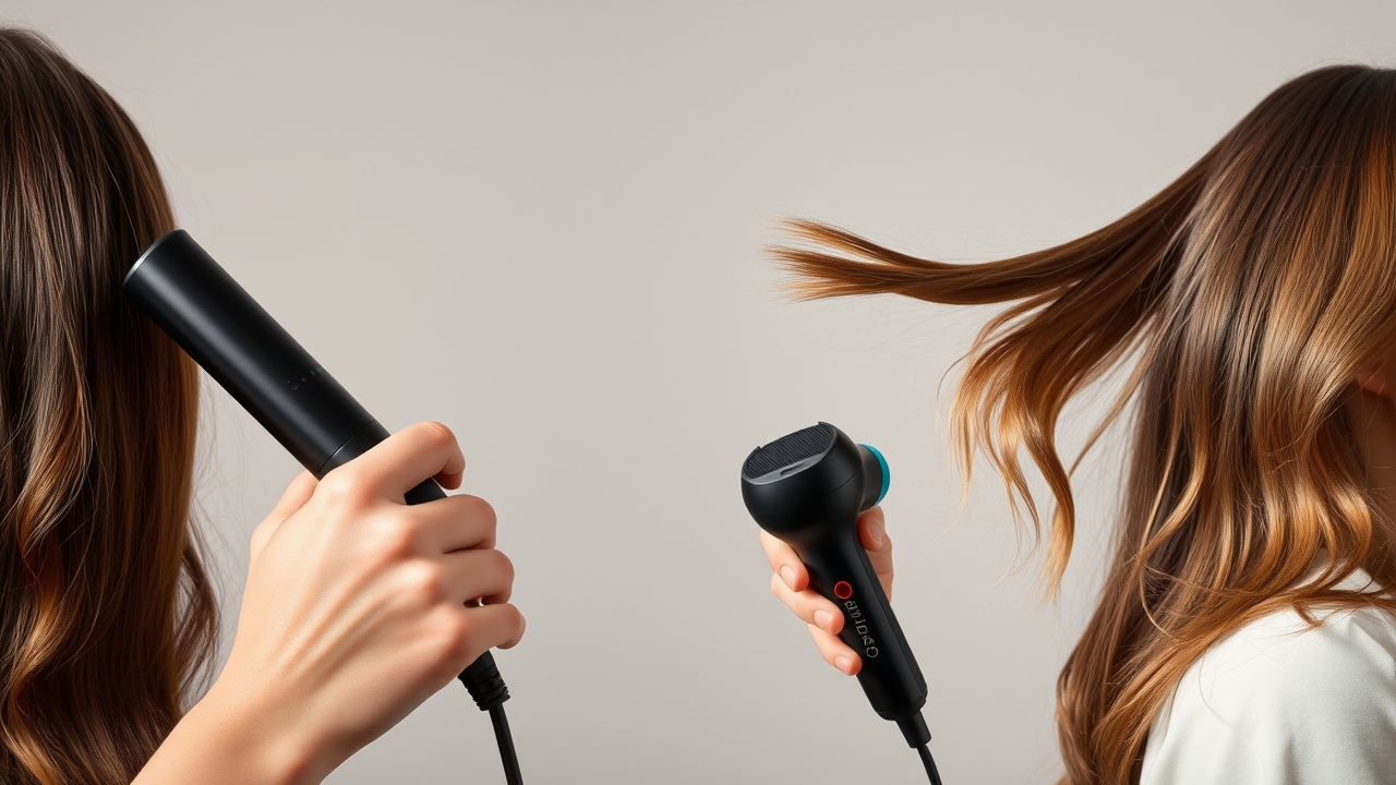 portable hair tools set for travel