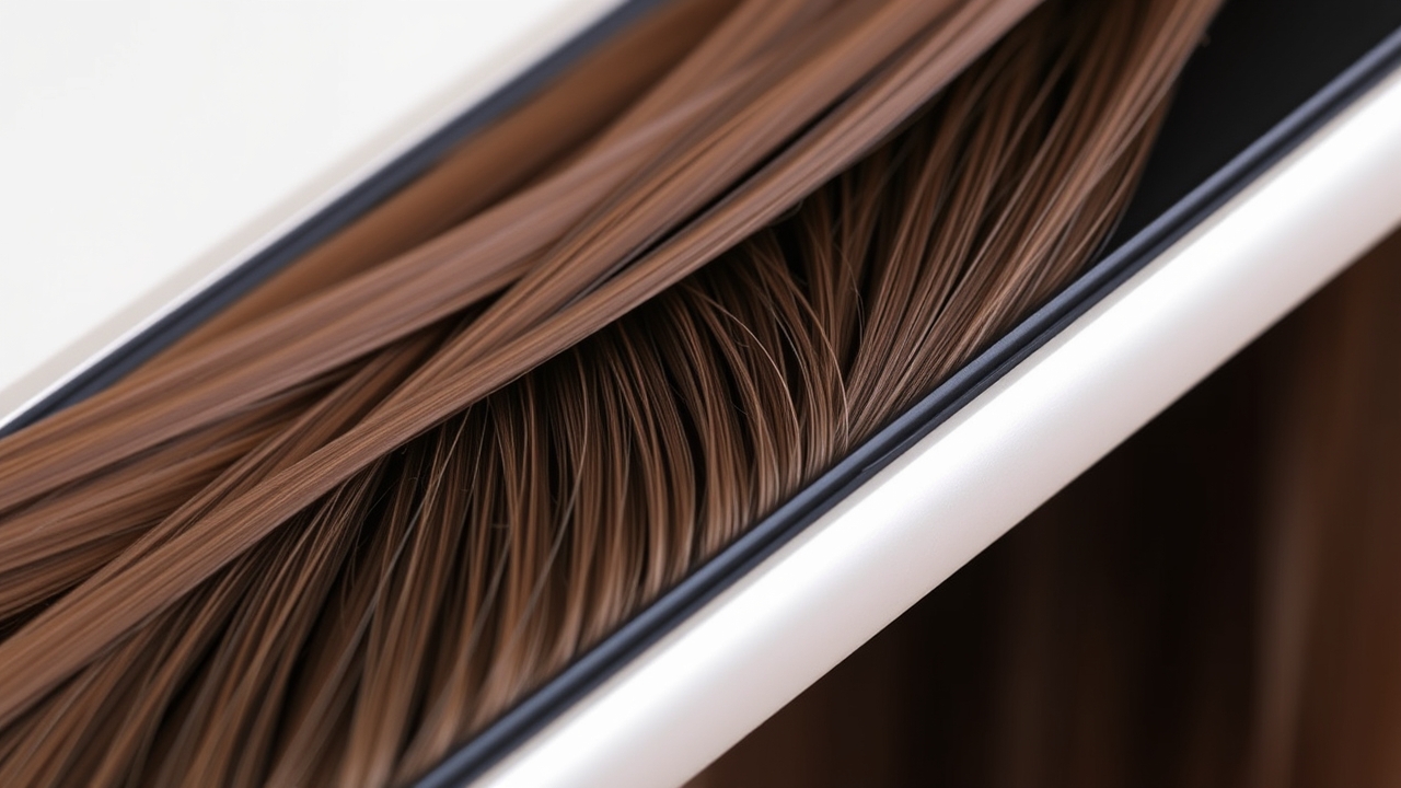 wide flat iron plate width illustration