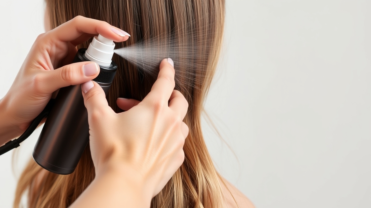 heat protectant for flat iron