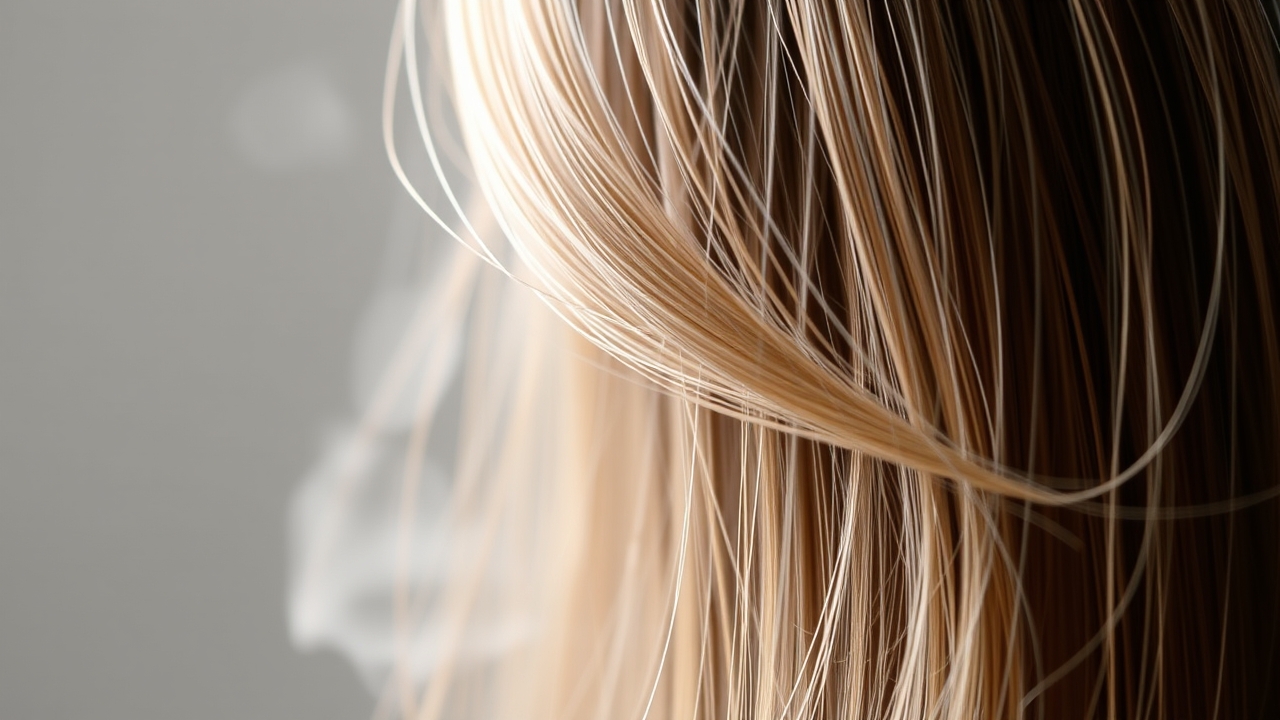 Using a hot brush for a natural finish